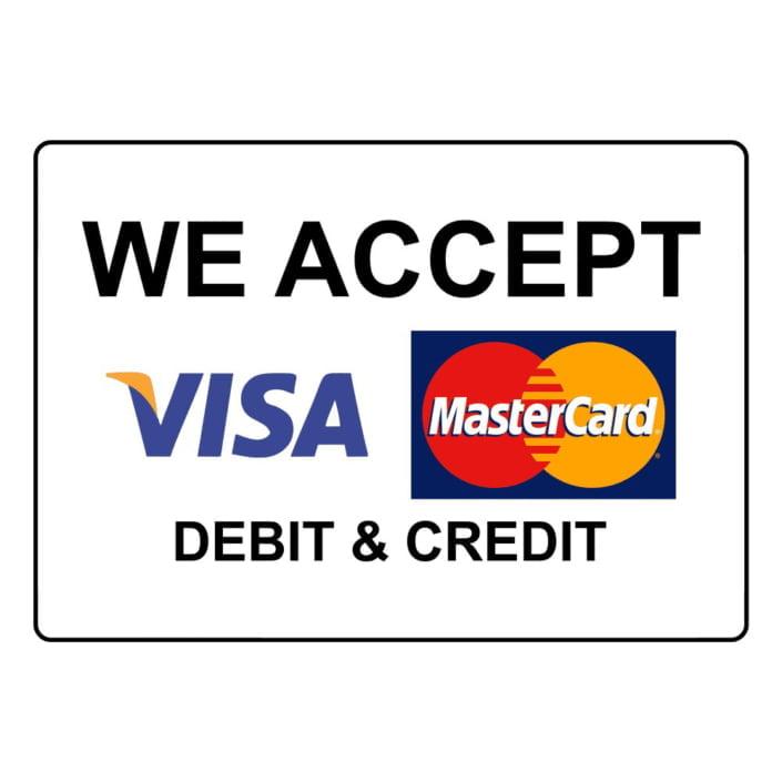 Мы принимаем Visa и Mastercard